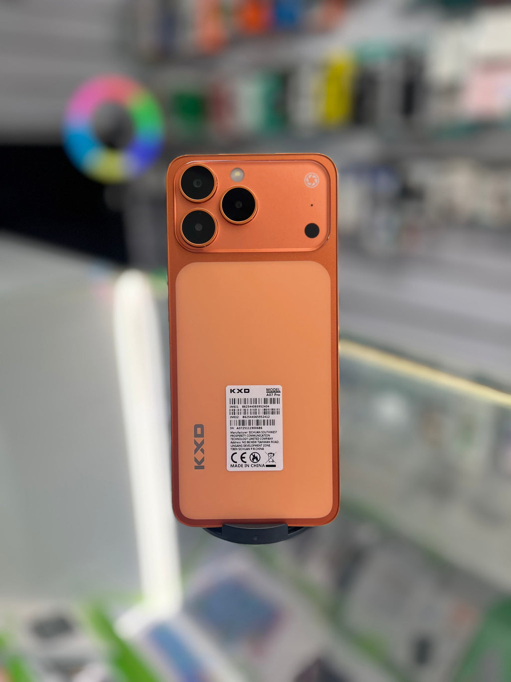 KXD A07 Pro 64GB – Laranja (Novo) – 125€