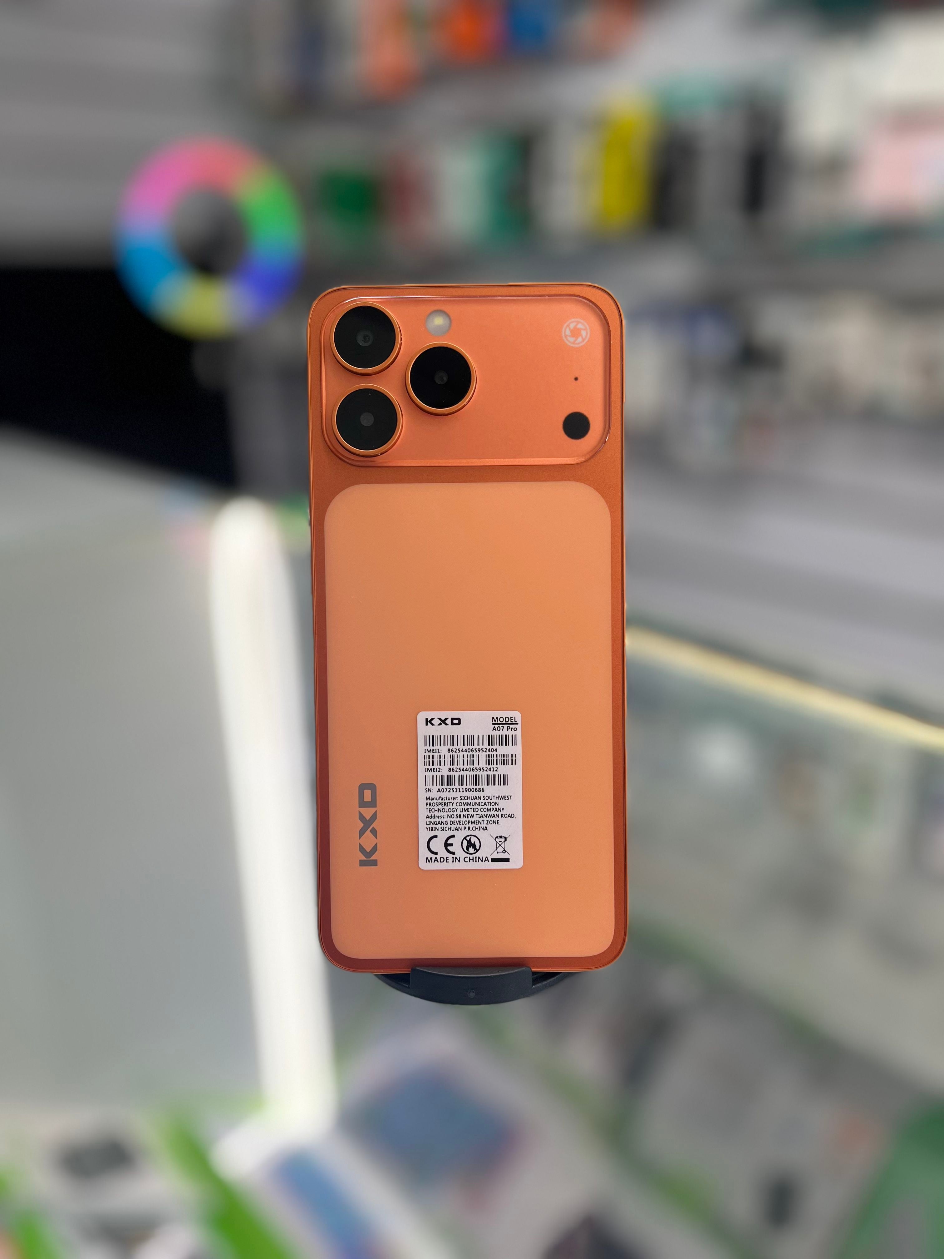 KXD A07 Pro 64GB – Laranja (Novo) – 125€